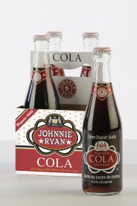 Cola cane sugar soda from Johnnie Ryan beverages in Niagara Falls, NY.